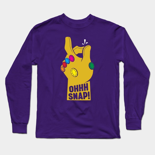 Ohhh Snap! Long Sleeve T-Shirt by rossawesome